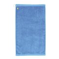 Towelsoft Premium 16 inch x 26 inch Velour Golf Towel with Corner Hook &Grommet Placement-Sky Blue Golf-GV1201CL-skyblu